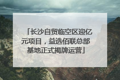 长沙自贸临空区迎亿元项目，益选佰联总部基地正式揭牌运营
