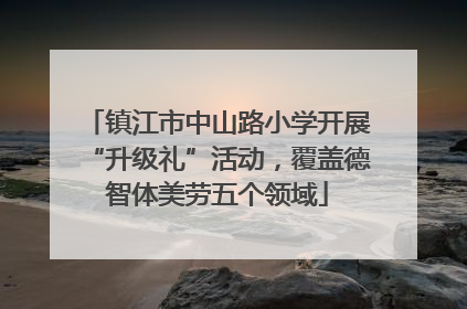 镇江市中山路小学开展“升级礼”活动，覆盖德智体美劳五个领域