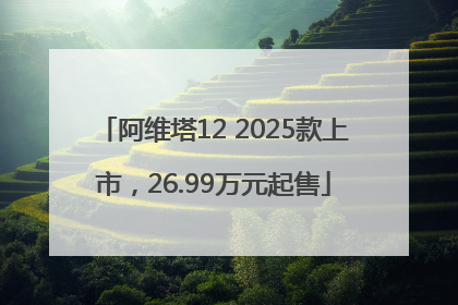 阿维塔12 2025款上市，26.99万元起售