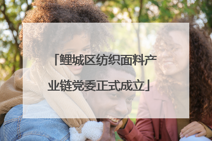 鲤城区纺织面料产业链党委正式成立