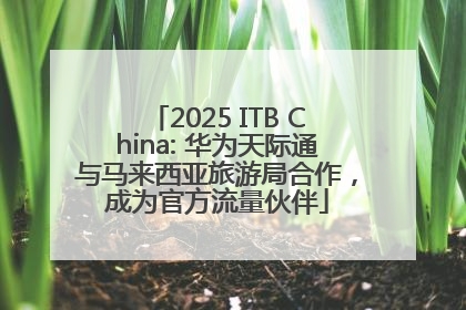 2025 ITB China: 华为天际通与马来西亚旅游局合作，成为官方流量伙伴