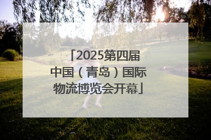2025第四届中国（青岛）国际物流博览会开幕
