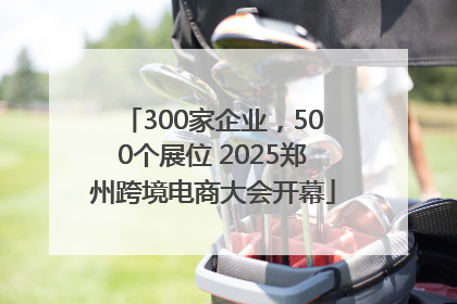 300家企业，500个展位 2025郑州跨境电商大会开幕